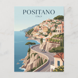 Amalfi Drive Italy Postcard