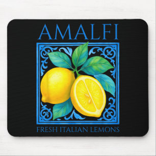 Amalfi Fresh Italian Lemons Summer Travel Vacation Mouse Mat
