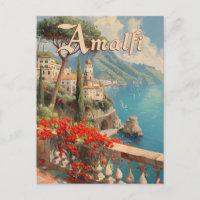 Amalfi Italian Coast Vintage Travel