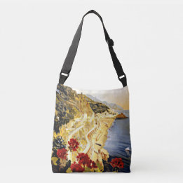 Amalfi Italy All-Over-Print Cross Body Bag