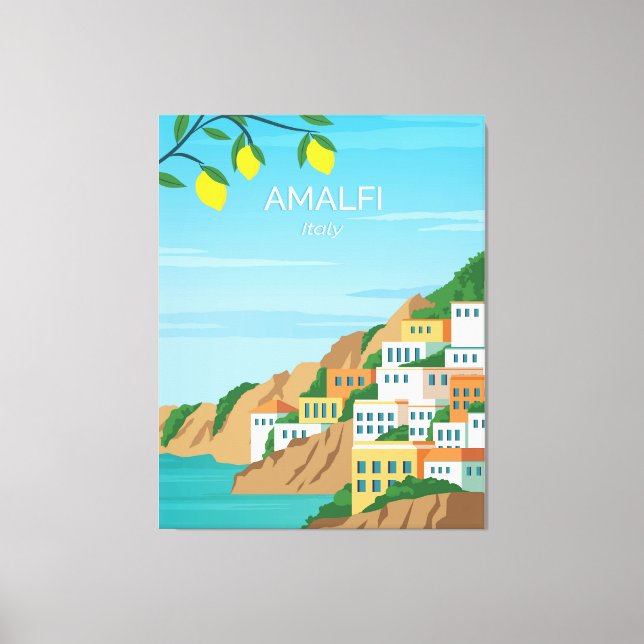  Amalfi Italy Canvas Print (Front)