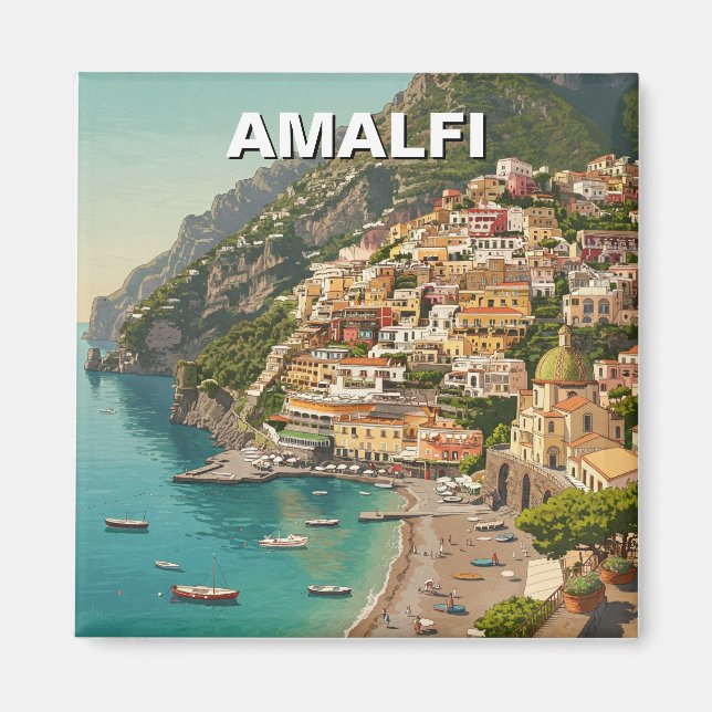 Amalfi Italy Magnet (Front)