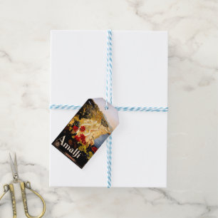 Amalfi Italy Travel Poster Art Graphic Gift Tags