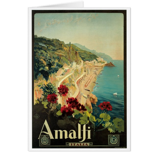 Amalfi, Italy vintage poster (Front)