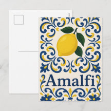 Amalfi Lemon – Blue Yellow White Mediterranean