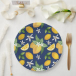 Amalfi Lemon  Paper Plate<br><div class="desc">Add a touch of Italian charm to your next gathering with these Amalfi Lemon paper plates! Perfect for summer Bridal Showers,  Baby Showers,  or any occasion that calls for a pop of citrusy style.  Brighten up your table with these vibrant and elegant plates today!</div>