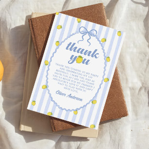 Amalfi Lemon Photo Thank You Card