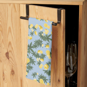 Amalfi Lemon Twist Vibes 1 Tea Towel