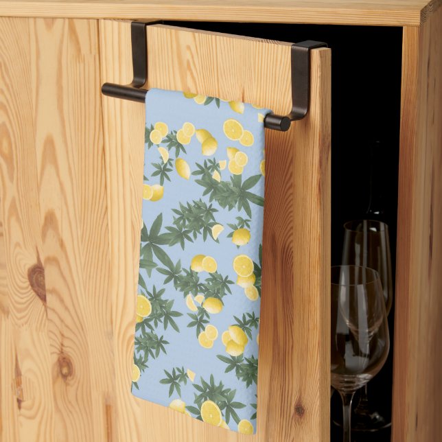 Amalfi Lemon Twist Vibes 1 Tea Towel (Thirds Fold)