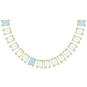 Amalfi Lemon Zest Birthday Party Banner