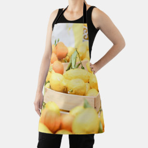 Amalfi Lemons & Oranges #1 #travel #wall #art  Apron