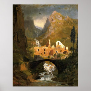 Amalfi’s Valle dei Mulini Campania Italy Poster