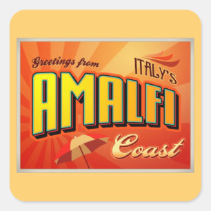 AMALFI SQUARE STICKER