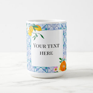 Amalfi style,lemon,summer coffee mug