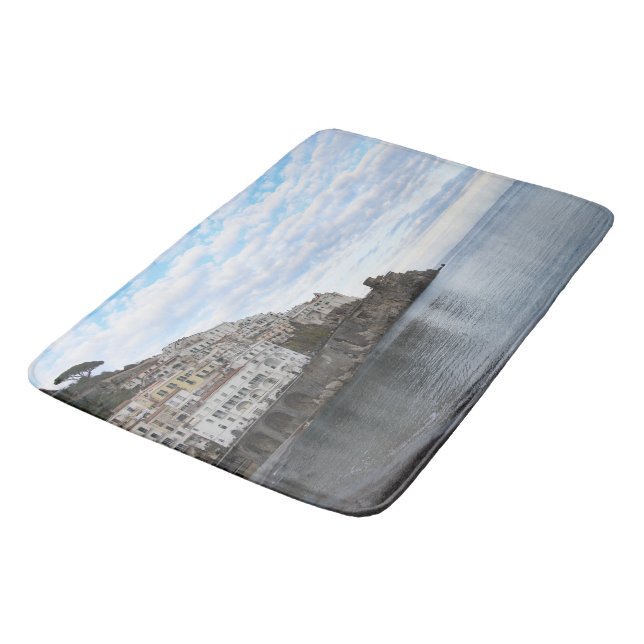 Amalfi Sunrise Dream #1 #travel #wall #art  Bath Mat (Angled)