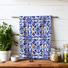 Amalfi Vietri Italian blue tiles Mediterranean