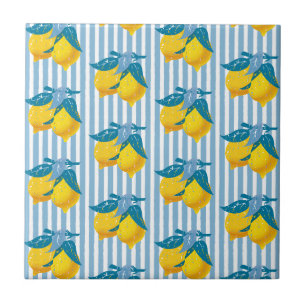Amalfi Yellow Lemons Mediterranean Style Tile