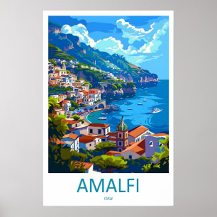 AmalfiVintage Travel Poster Ski National Park