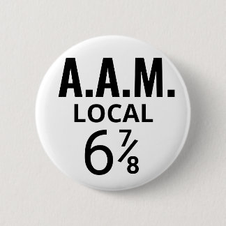 Amalgamated Association of Morons Three Stooges 6 Cm Round Badge