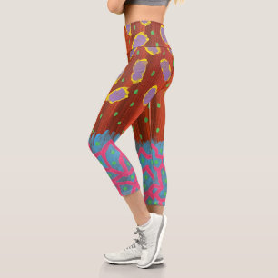 Amalgamation Capri Leggings