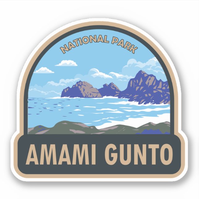 Amami Gunto National Park Japan Travel Art Vintage (Front)