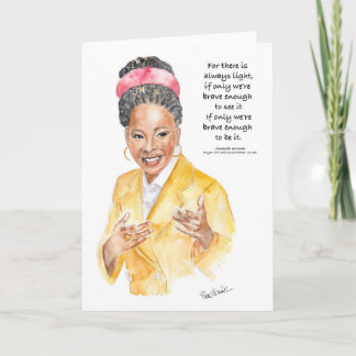 Amanda Gorman greeting card