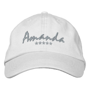 Amanda Name Embroidered Hat