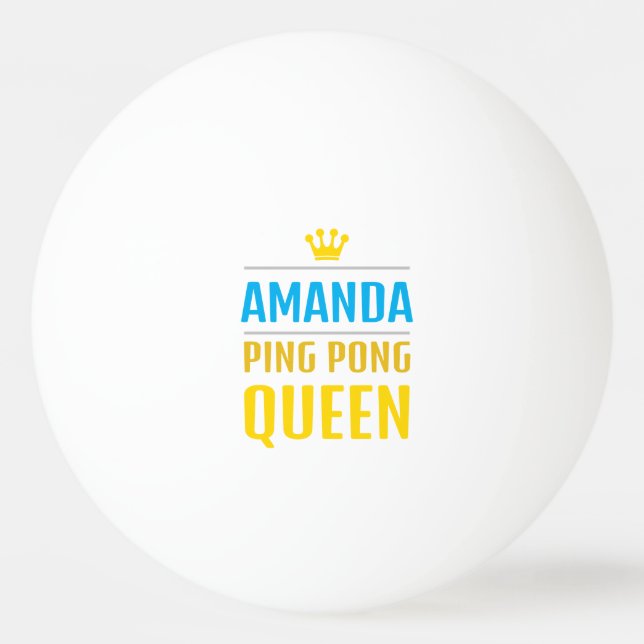 Amanda Ping Pong Ball (Front)