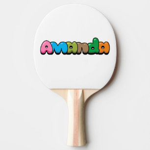 Amanda Ping Pong Paddle