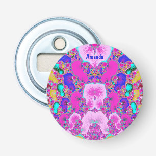 AMANDA ~ Pretty Multicolored ~ 3D Fractal Bottle Opener