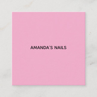 AMANDAS NAILS BUSINESS CARDS BY IGOR ADAMOVICH 