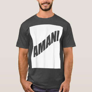 Amani Family Reunion Last Name Team Funny Custom  T-Shirt