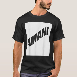 Amani Family Reunion Last Name Team Funny Custom T-Shirt