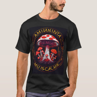 Amanita Muscaria Cyberpunk Fusion Tee T-shirt 
