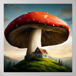 Amanita Muscaria Homestead  Poster