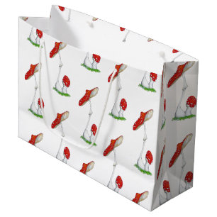 Amanita muscaria large gift bag