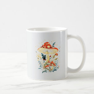 Amanita Muscaria Mushroom Botanical Cottagecore Coffee Mug