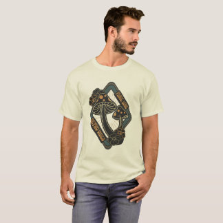 Amanita Muscaria Mushroom Botanical Cottagecore T-Shirt