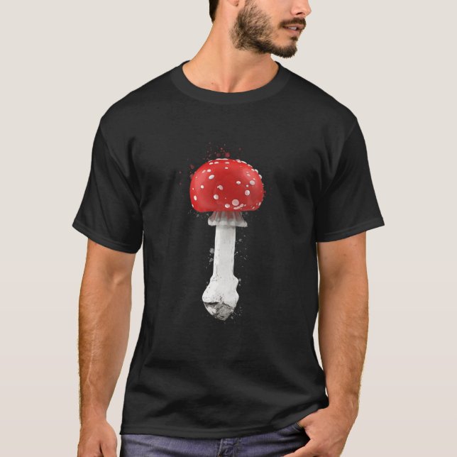 Amanita Muscaria Psychedelic Mushroom T-Shirt (Front)