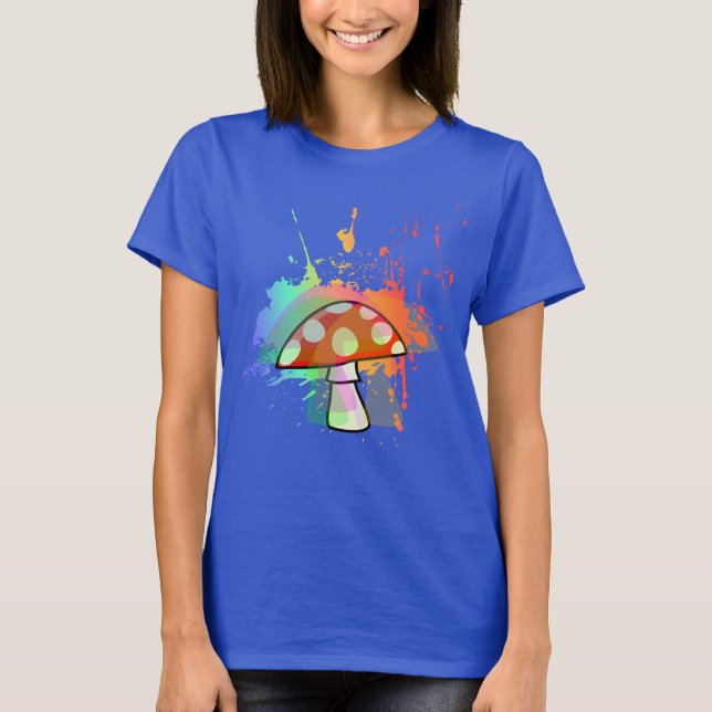 Amanita Muscaria Psychedelic Mushroom T-Shirt (Front)