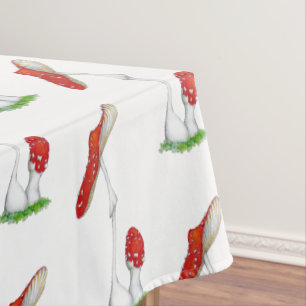 Amanita muscaria tablecloth