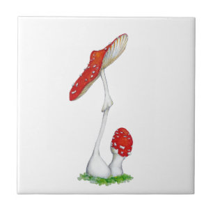 Amanita muscaria tile