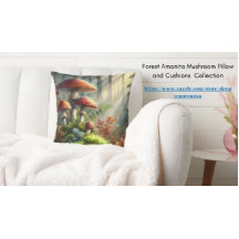 Amanita Mushroom Magic Forest Landscape Fungi