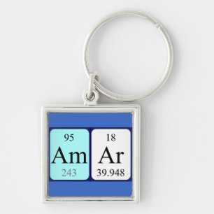Amar periodic table name keyring