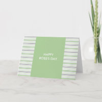 Amara Stripe Pistachio Happy Boss's Day