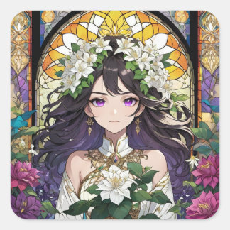 Amara Violetta Square Sticker