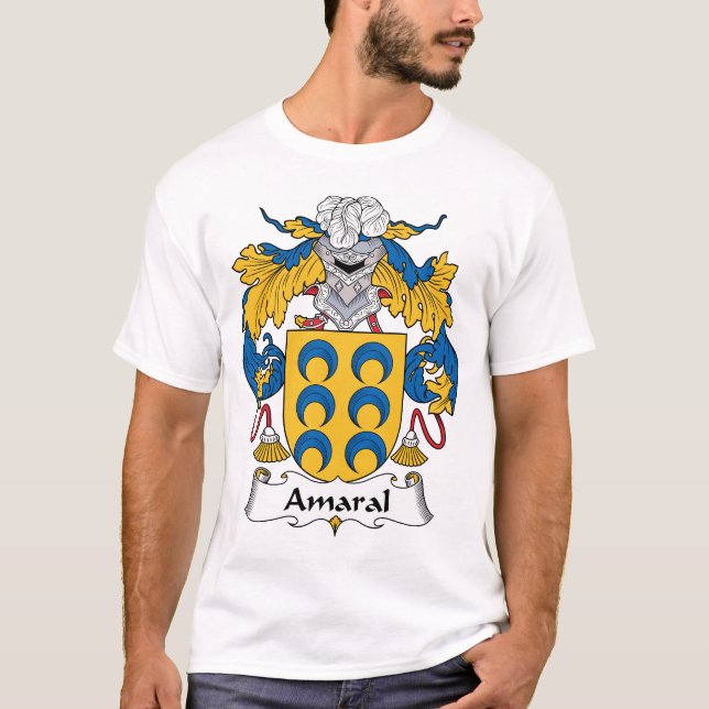 Amaral Family Crest T-Shirt (Front)