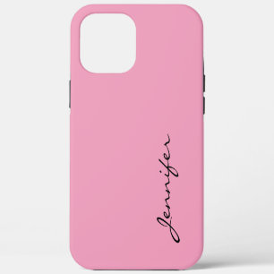 Amaranth pink colour background iPhone 12 pro max case