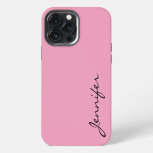 Amaranth pink colour background iPhone 13 pro max case