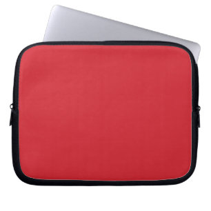 Amaranth red (solid color) laptop sleeve